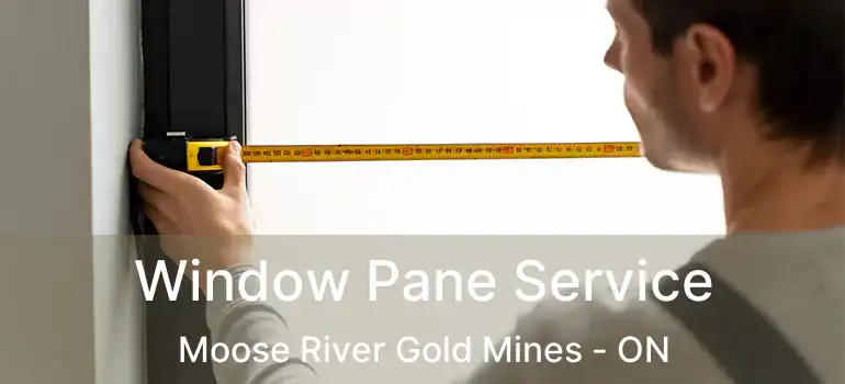  Window Pane Service Moose River Gold Mines - ON