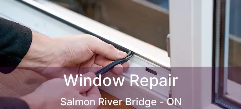  Window Repair Salmon River Bridge - ON