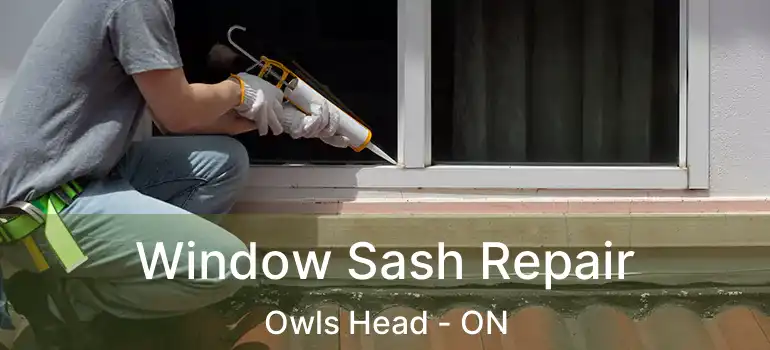  Window Sash Repair Owls Head - ON
