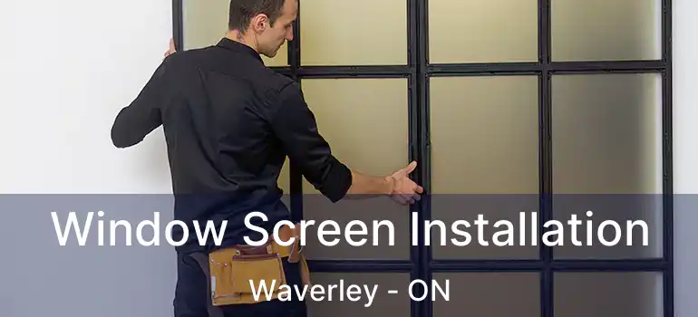 Window Screen Installation Waverley - ON