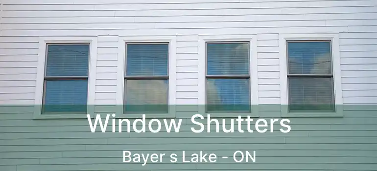  Window Shutters Bayer s Lake - ON