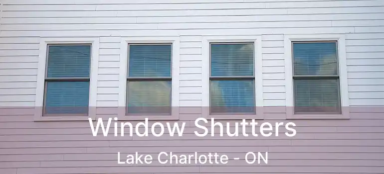  Window Shutters Lake Charlotte - ON
