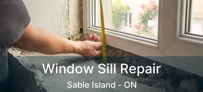  Window Sill Repair Sable Island - ON
