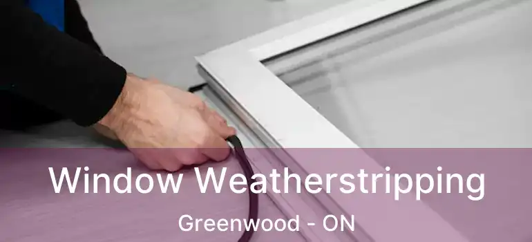  Window Weatherstripping Greenwood - ON
