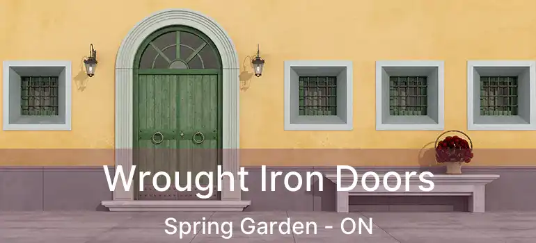  Wrought Iron Doors Spring Garden - ON